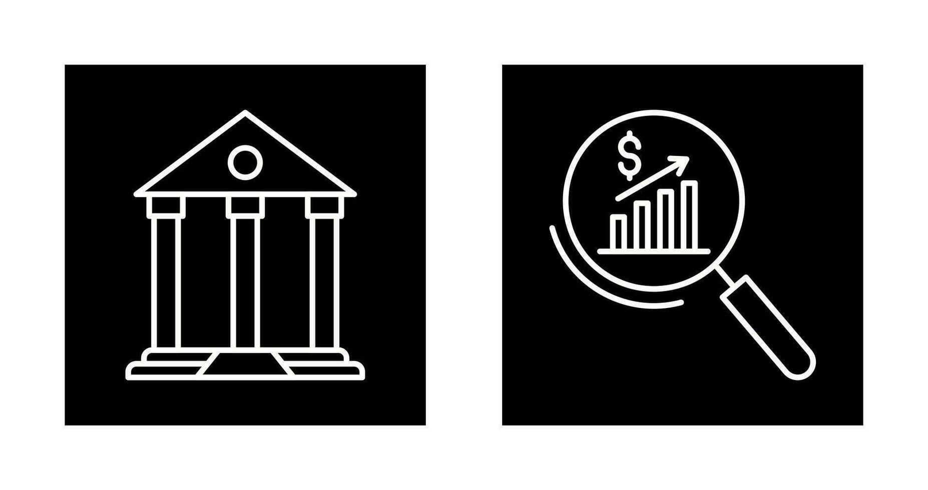 Parthenon und Statistiken Symbol vektor