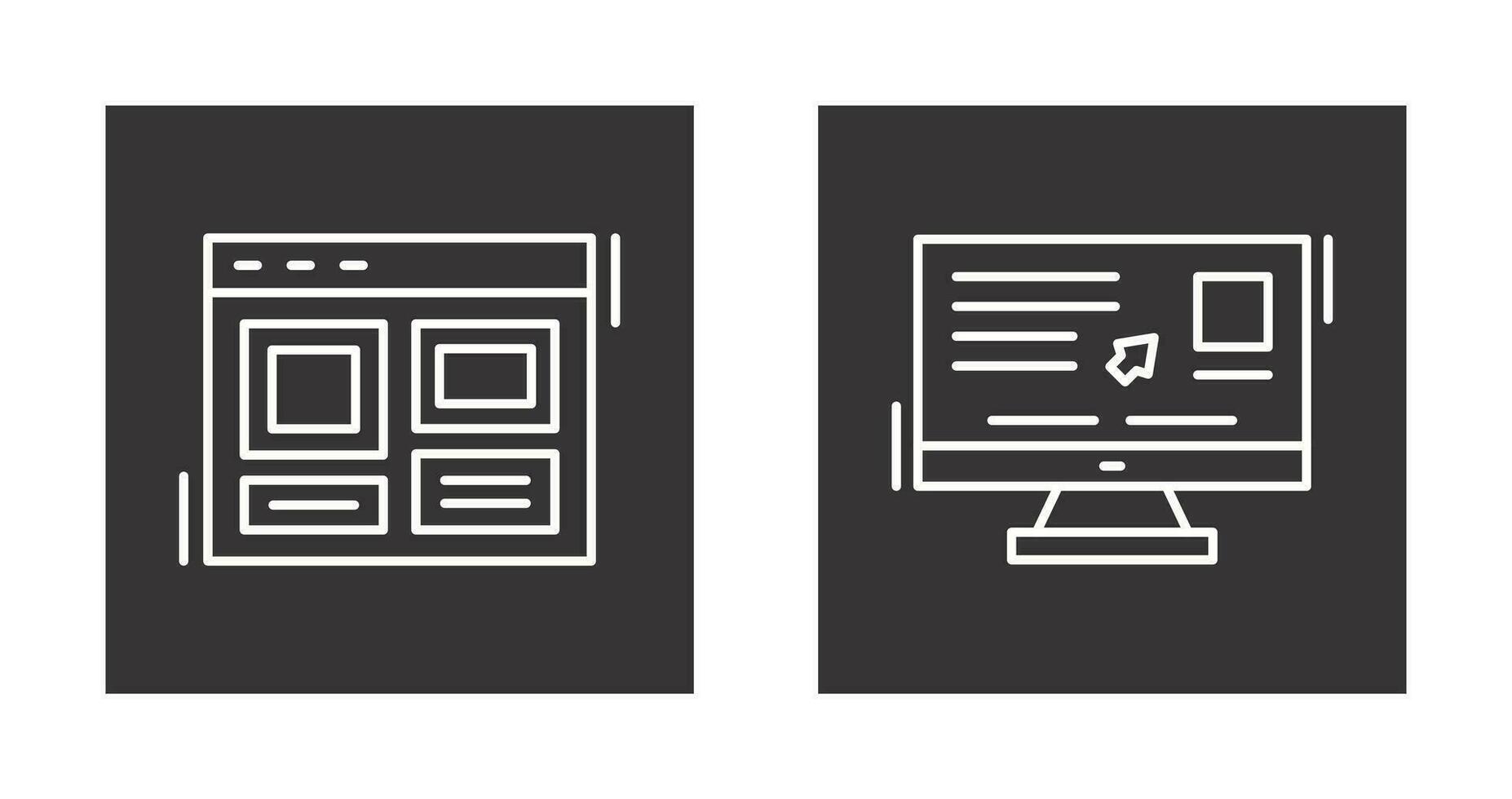 Layout und Benutzerfreundlichkeit Symbol vektor