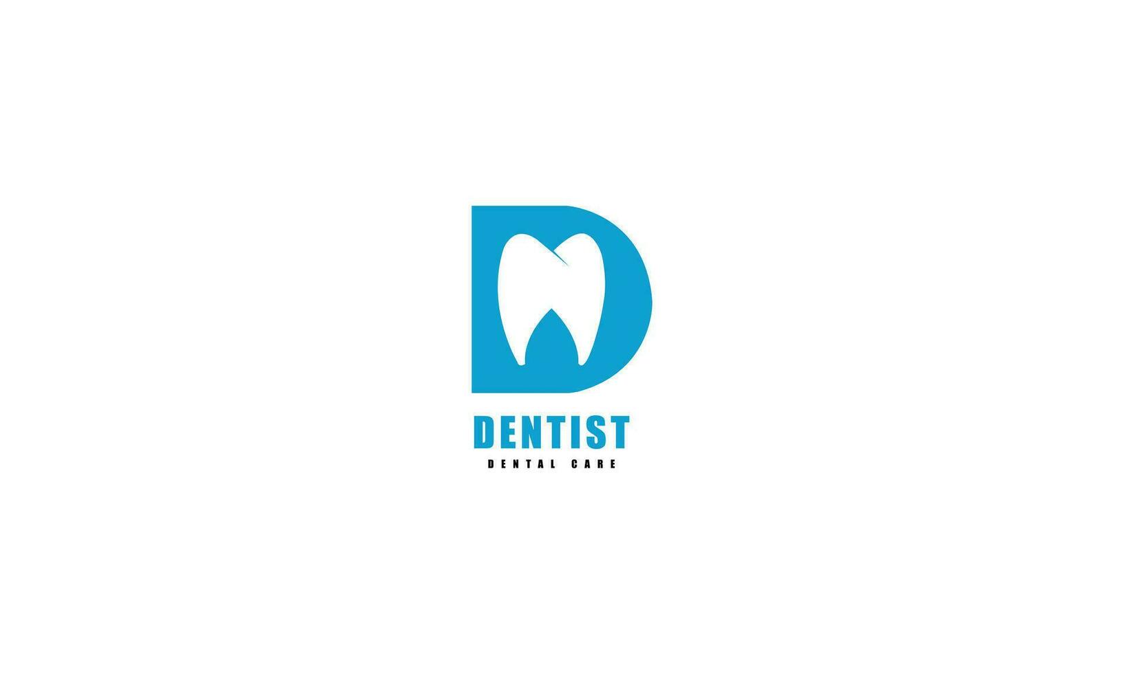 Dental Logo Design mit Pfeil Konzept vektor
