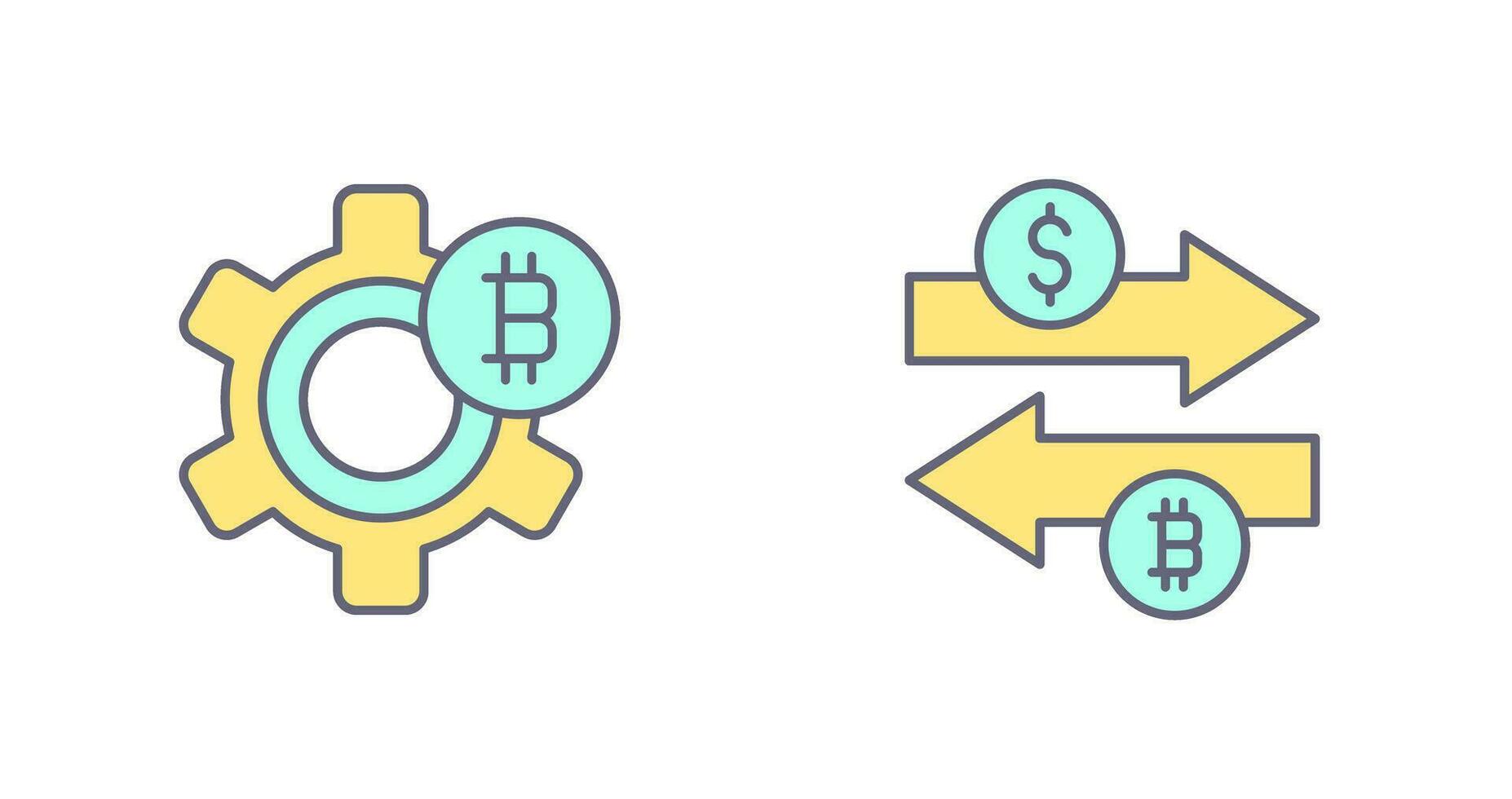 Rahmen und Geld Austausch Symbol vektor