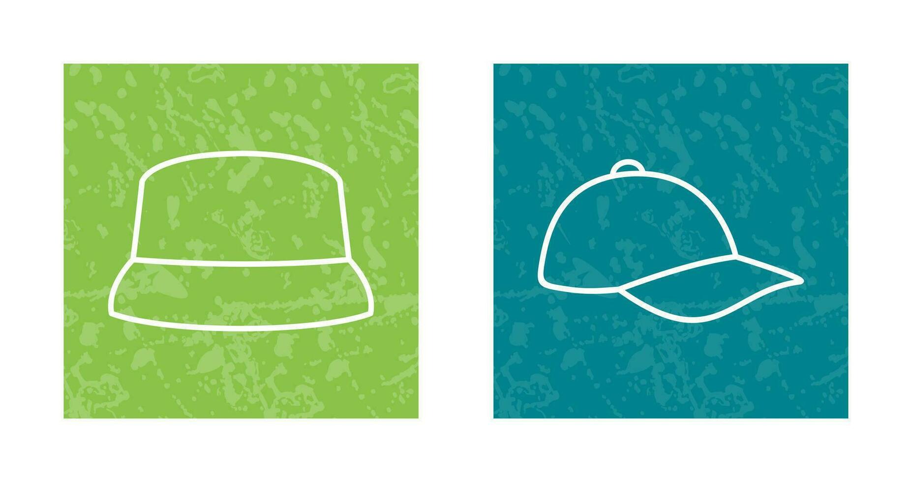 hatt och atletisk ikon vektor