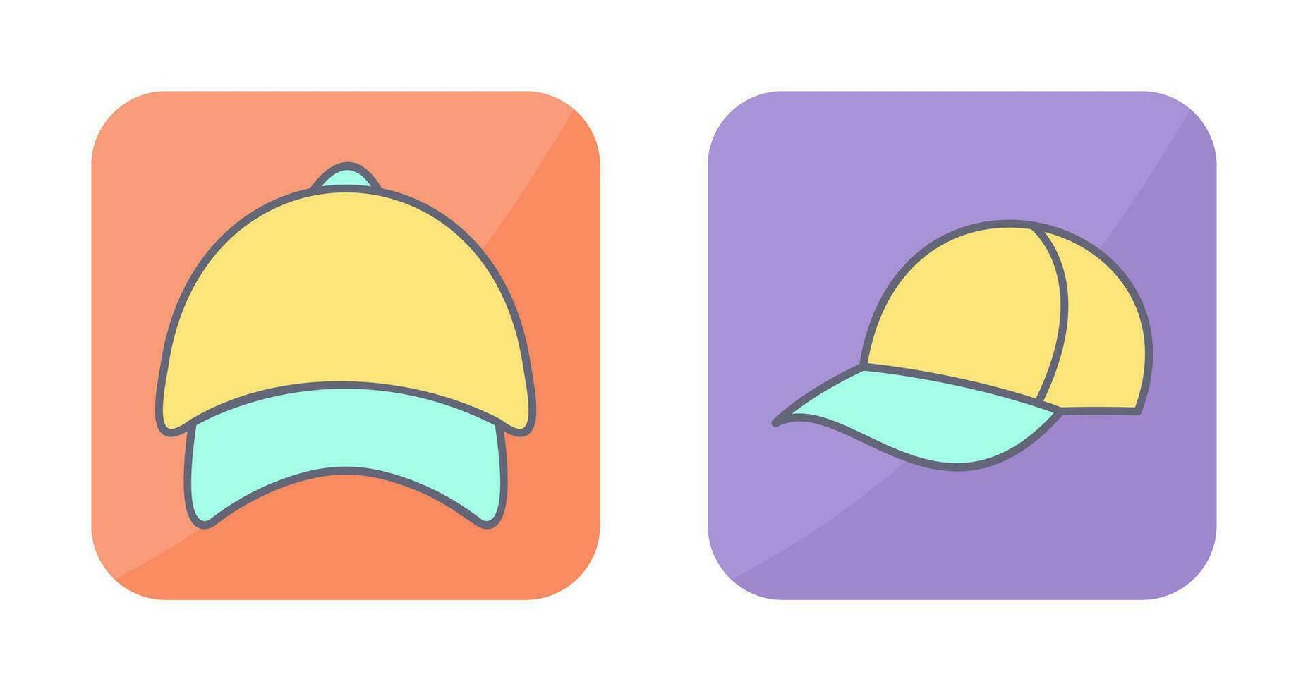 Deckel und Hut Symbol vektor