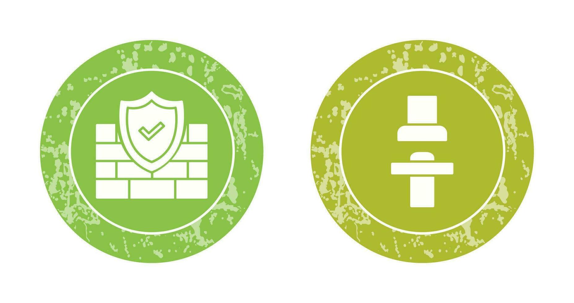 Firewall und Sitz Symbol vektor