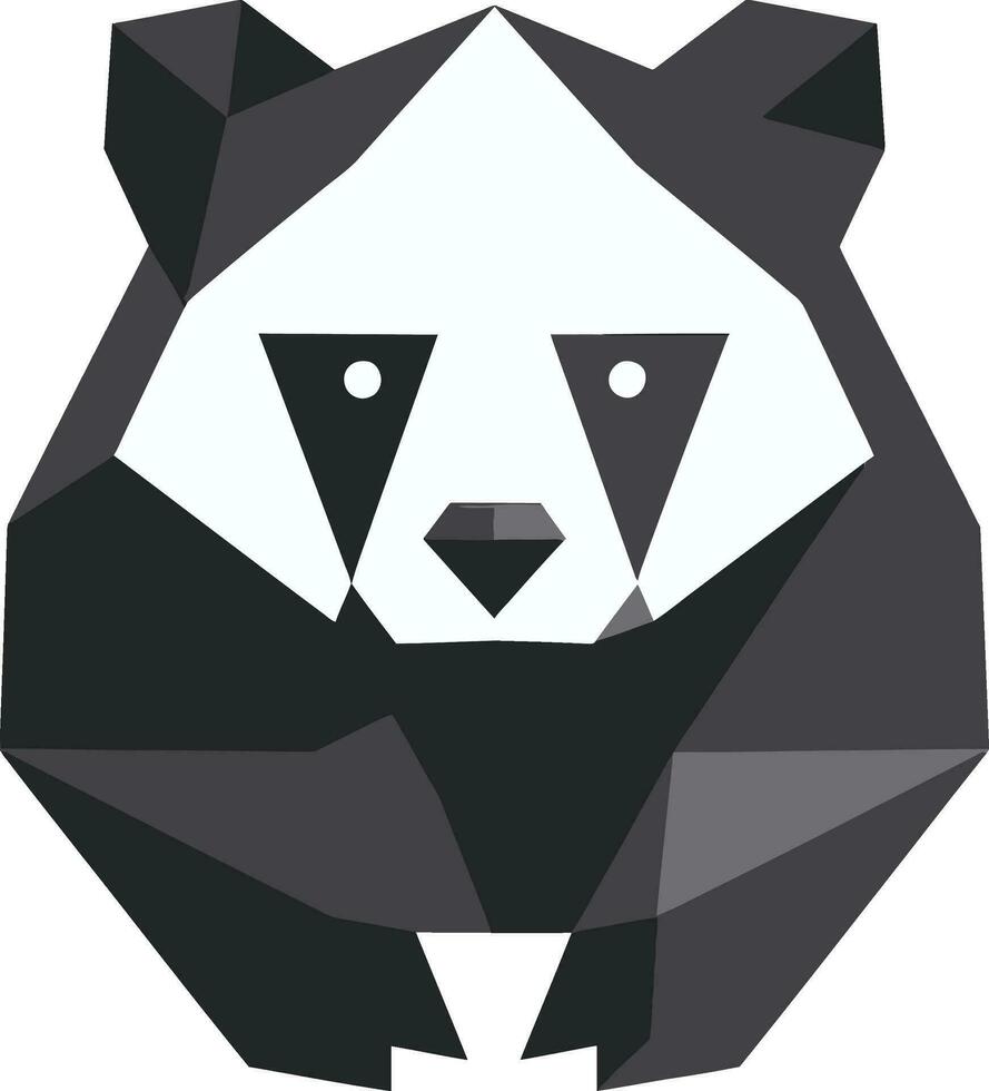 wild Bär Symbol Bär Gesicht Design vektor