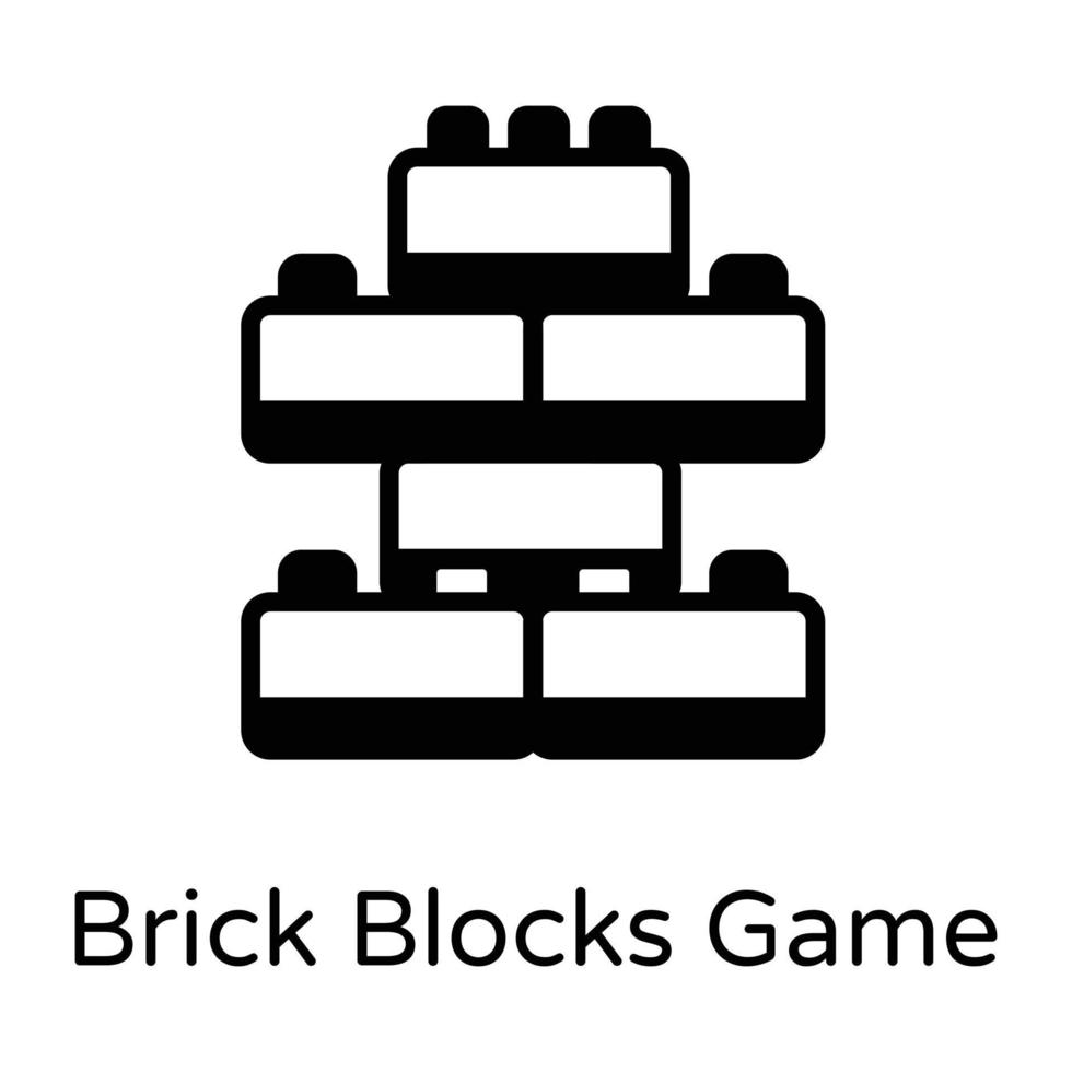 tegelblock spel vektor