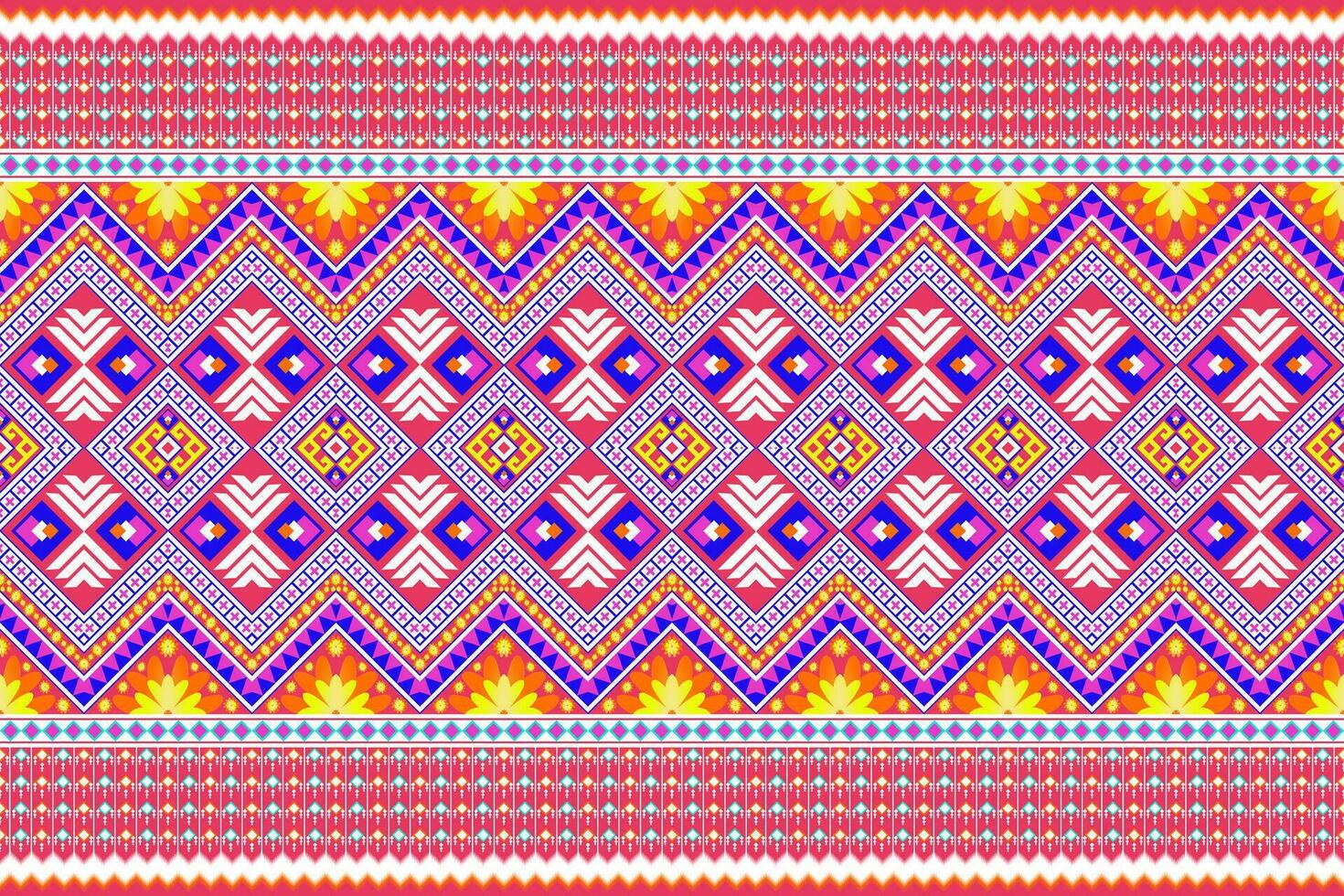georgien matta sömlös mönster. inföding amerikan prydnad. etnisk söder Västra dekor stil. boho geometrisk prydnad. vektor sömlös mönster. mexikansk filt, vävd matta upplyst