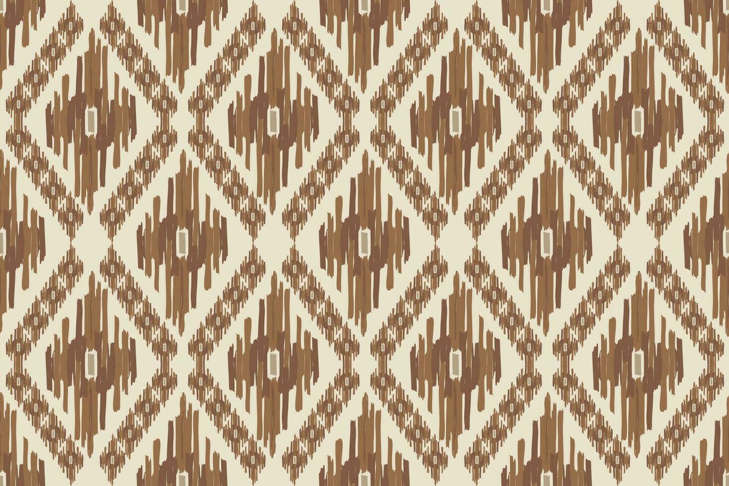 ikat paisley broderi på de tyg i Indonesien, Indien och asiatisk länder.geometriska etnisk orientalisk sömlös pattern.aztec stil. illustration.design för textur, tyg, kläder, inslagning, matta. vektor