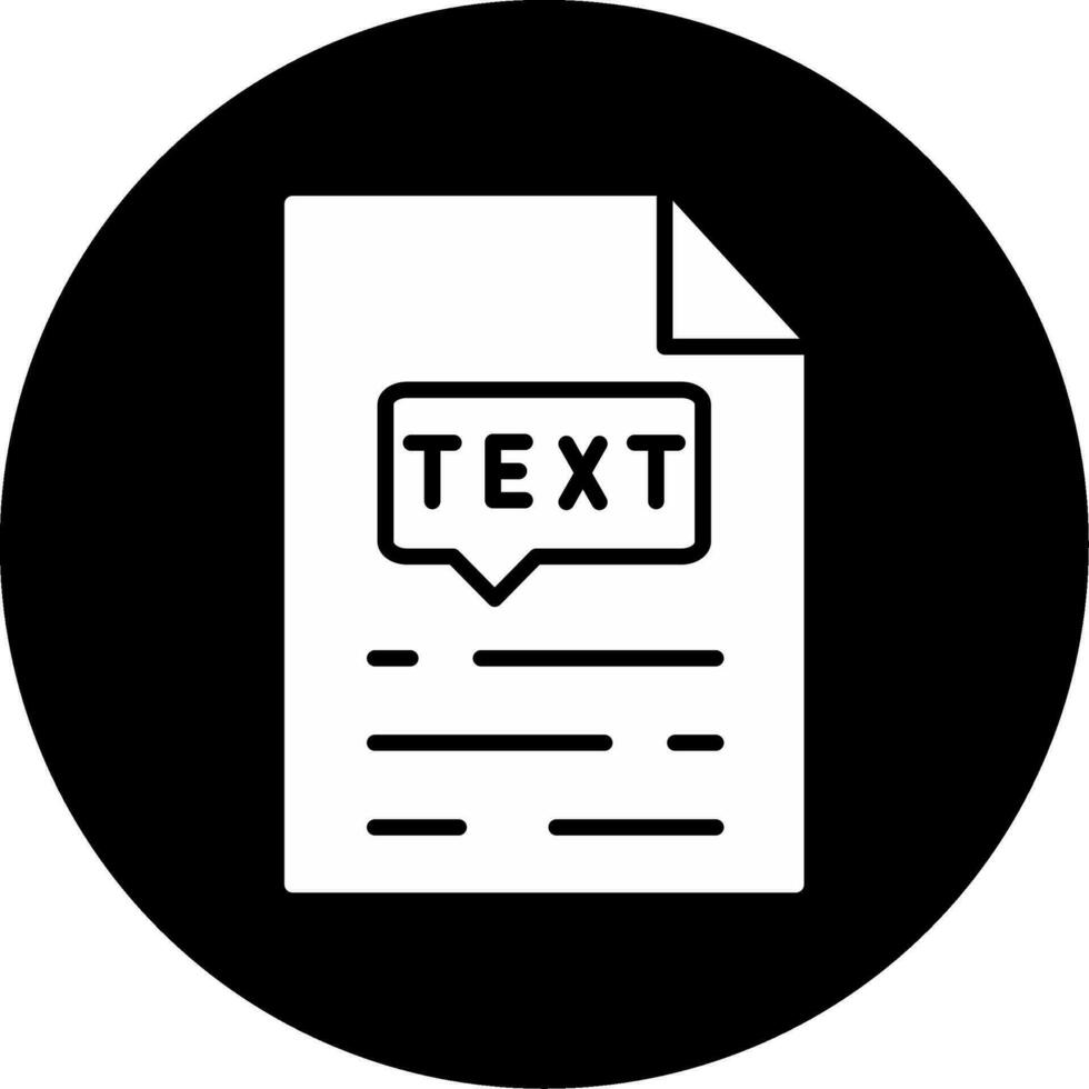 Textvektorsymbol vektor