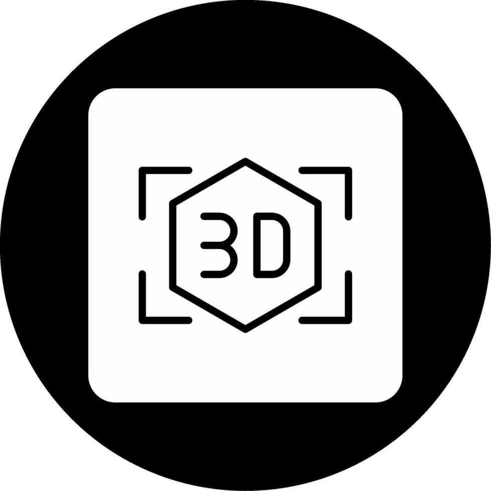 3D-Vektorsymbol vektor