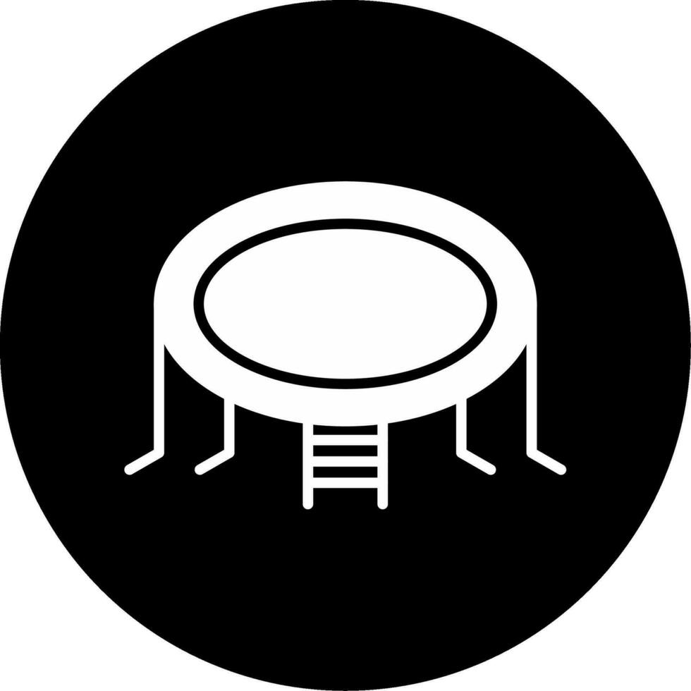 Trampolin-Vektor-Symbol vektor