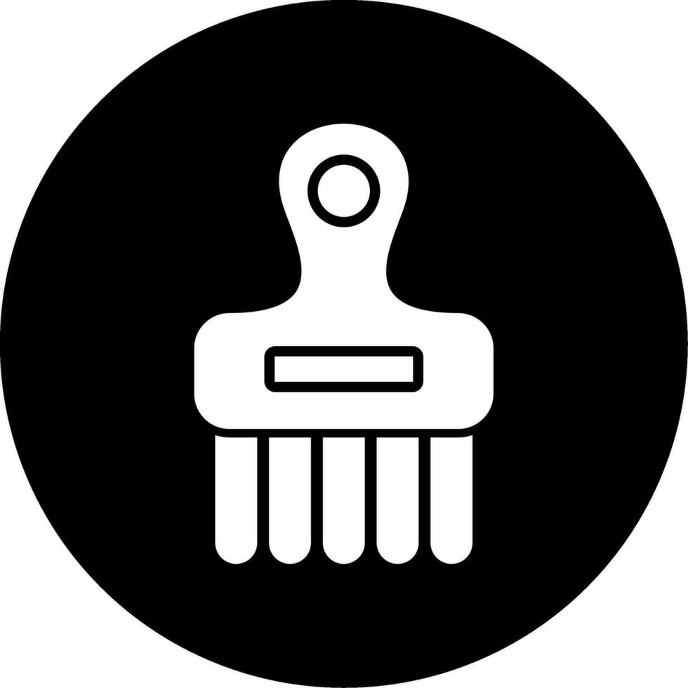 afro Kamm Vektor Symbol