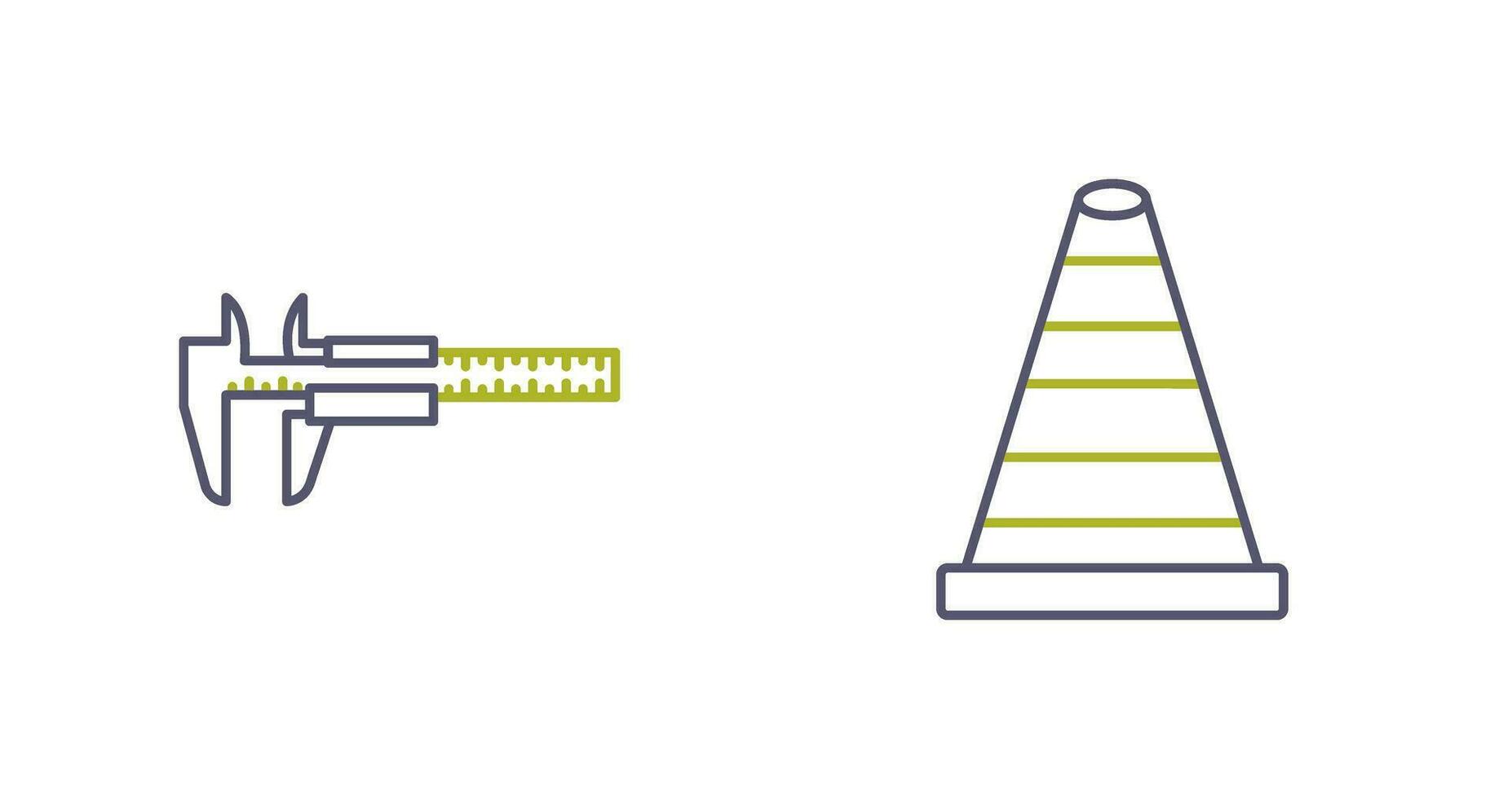 Kegel und Bremssättel Symbol vektor