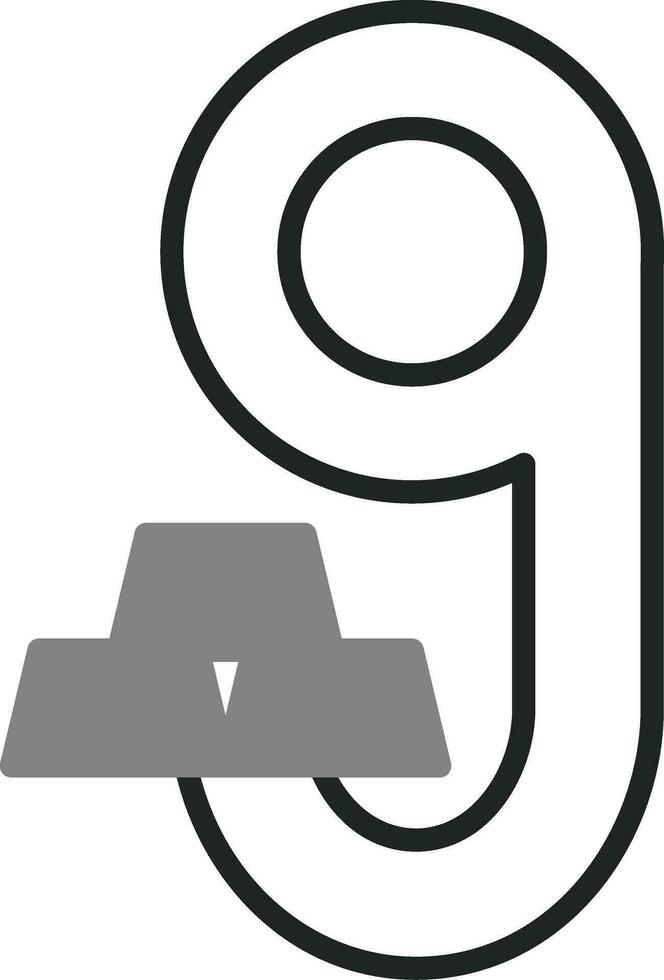 klein G Vektor Symbol