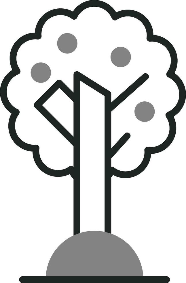 Olive Baum Vektor Symbol