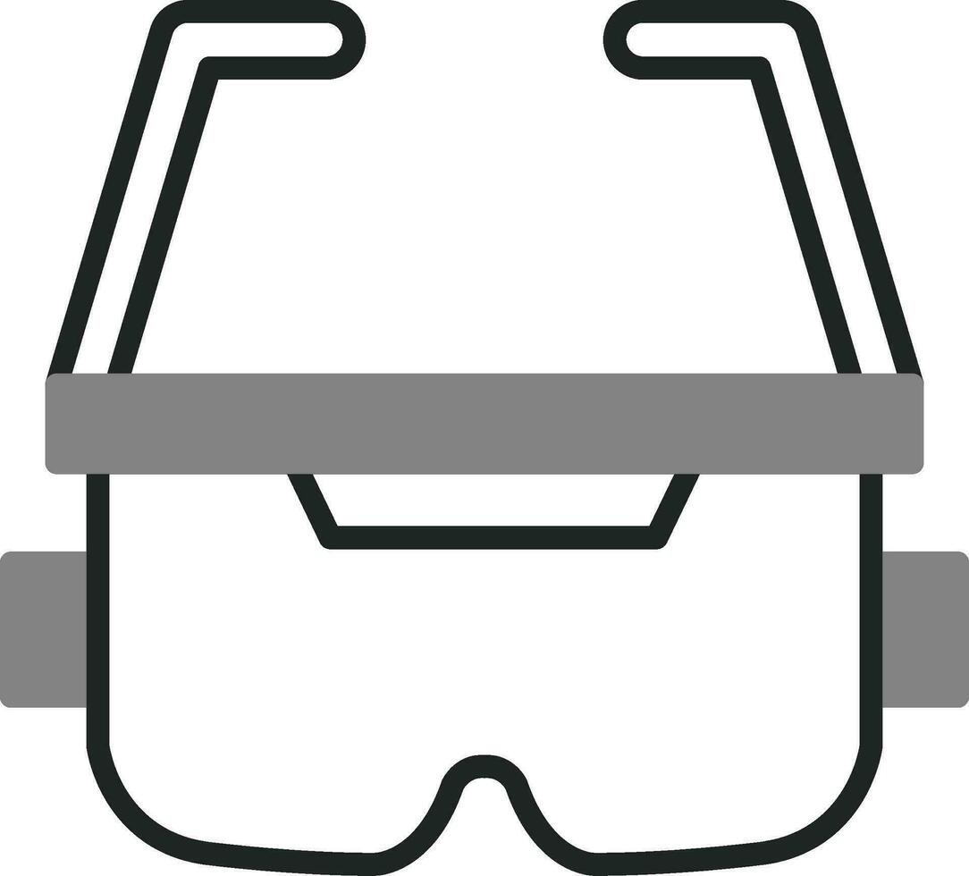 Vektorsymbol für AR-Brille vektor