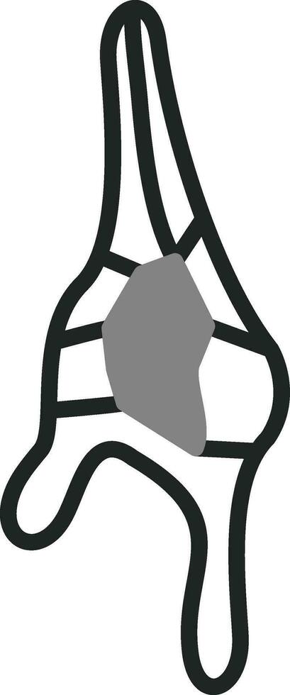 Cerium Dinoflagellaten Vektor Symbol