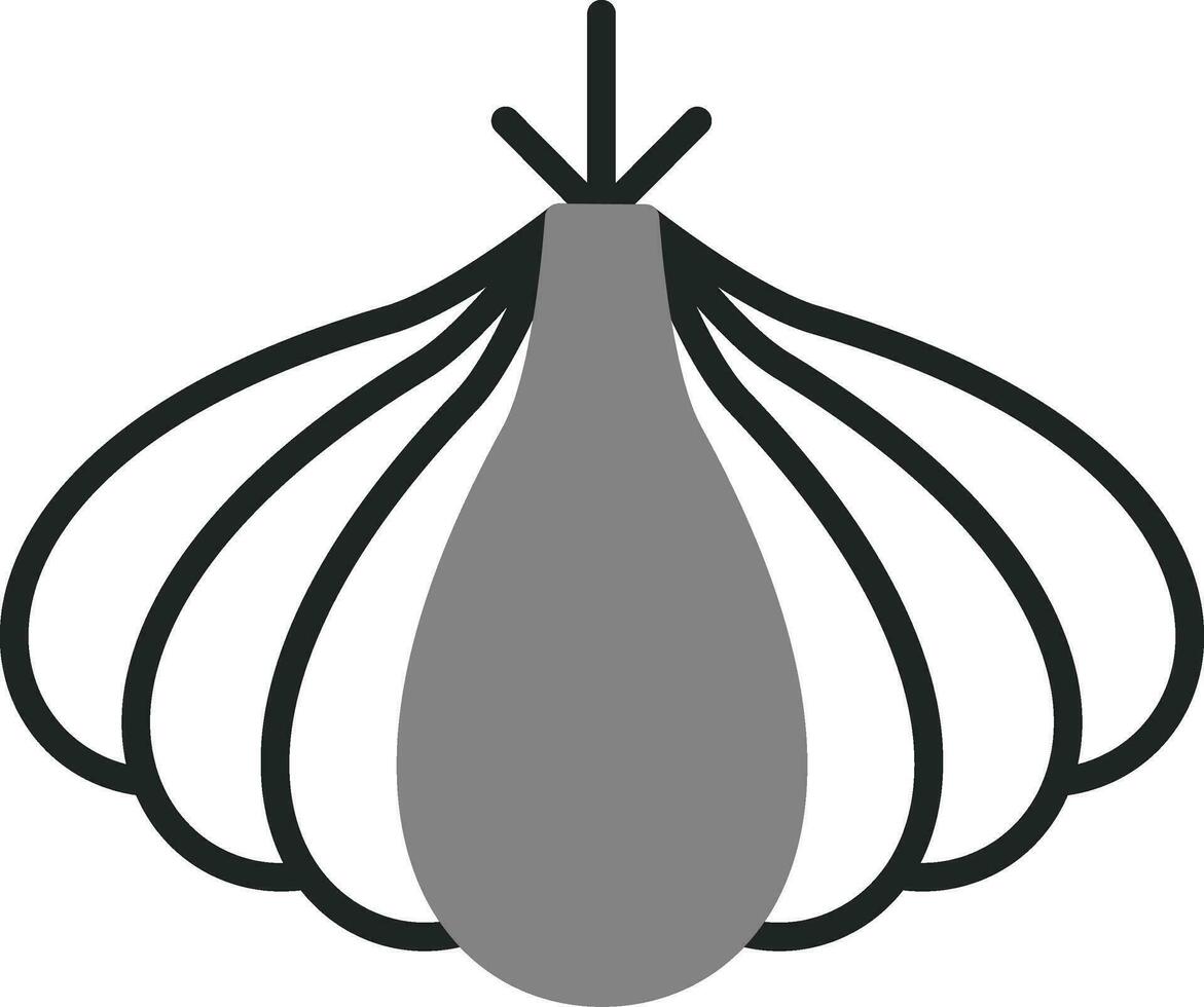 Knoblauch-Vektor-Symbol vektor