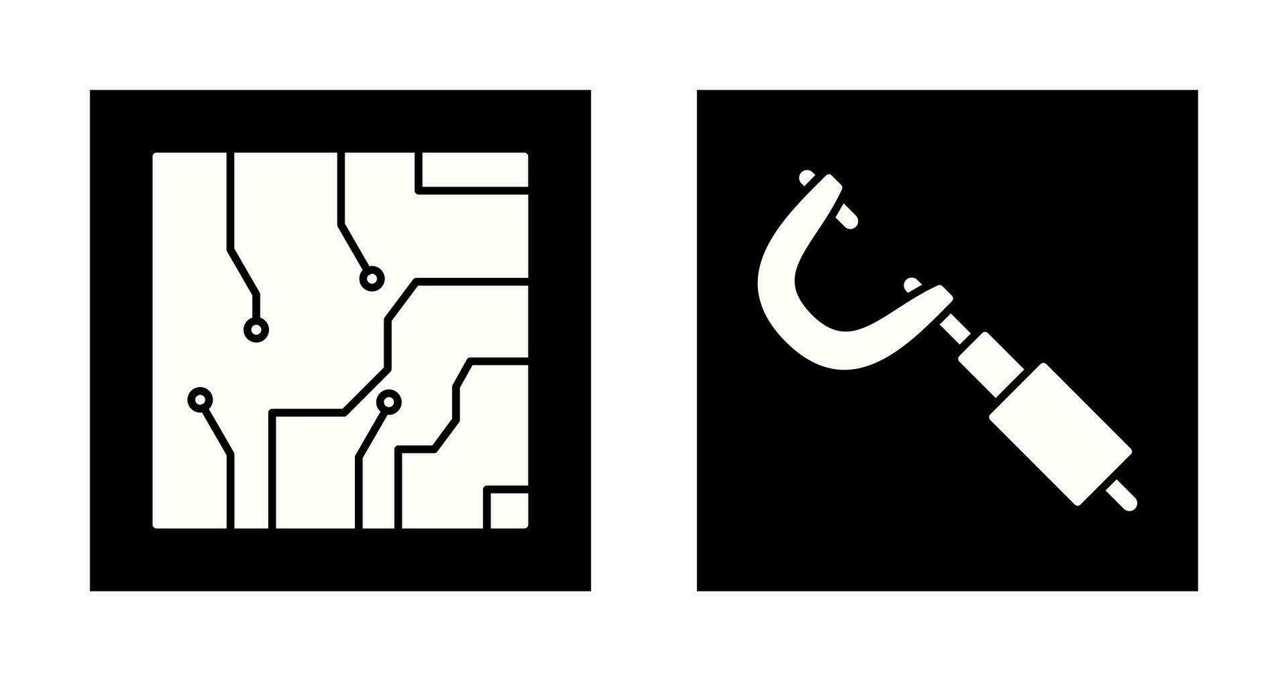 elektrisch Schaltkreis und Mikrometer Symbol vektor