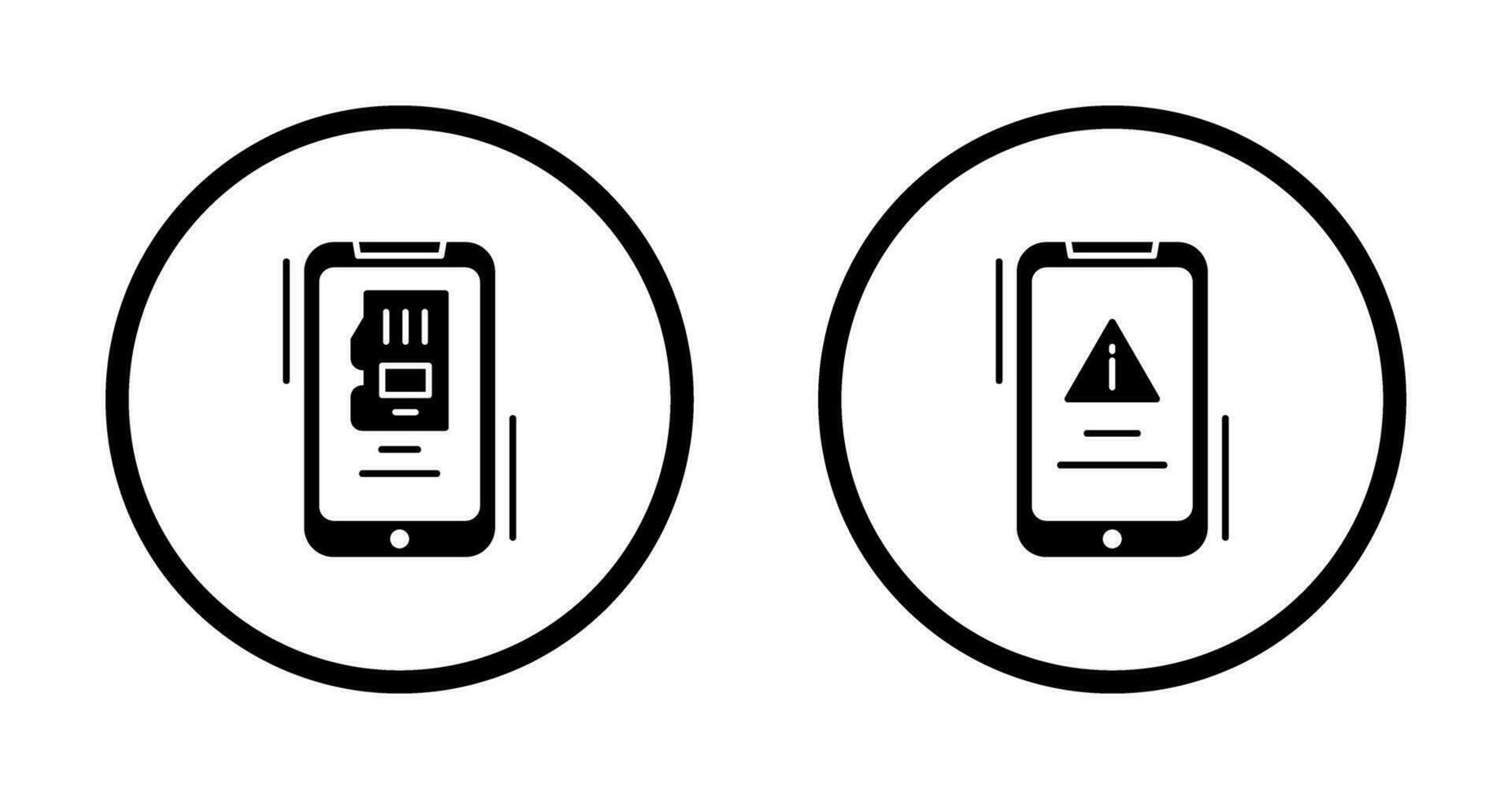 Erinnerung und Error Symbol vektor