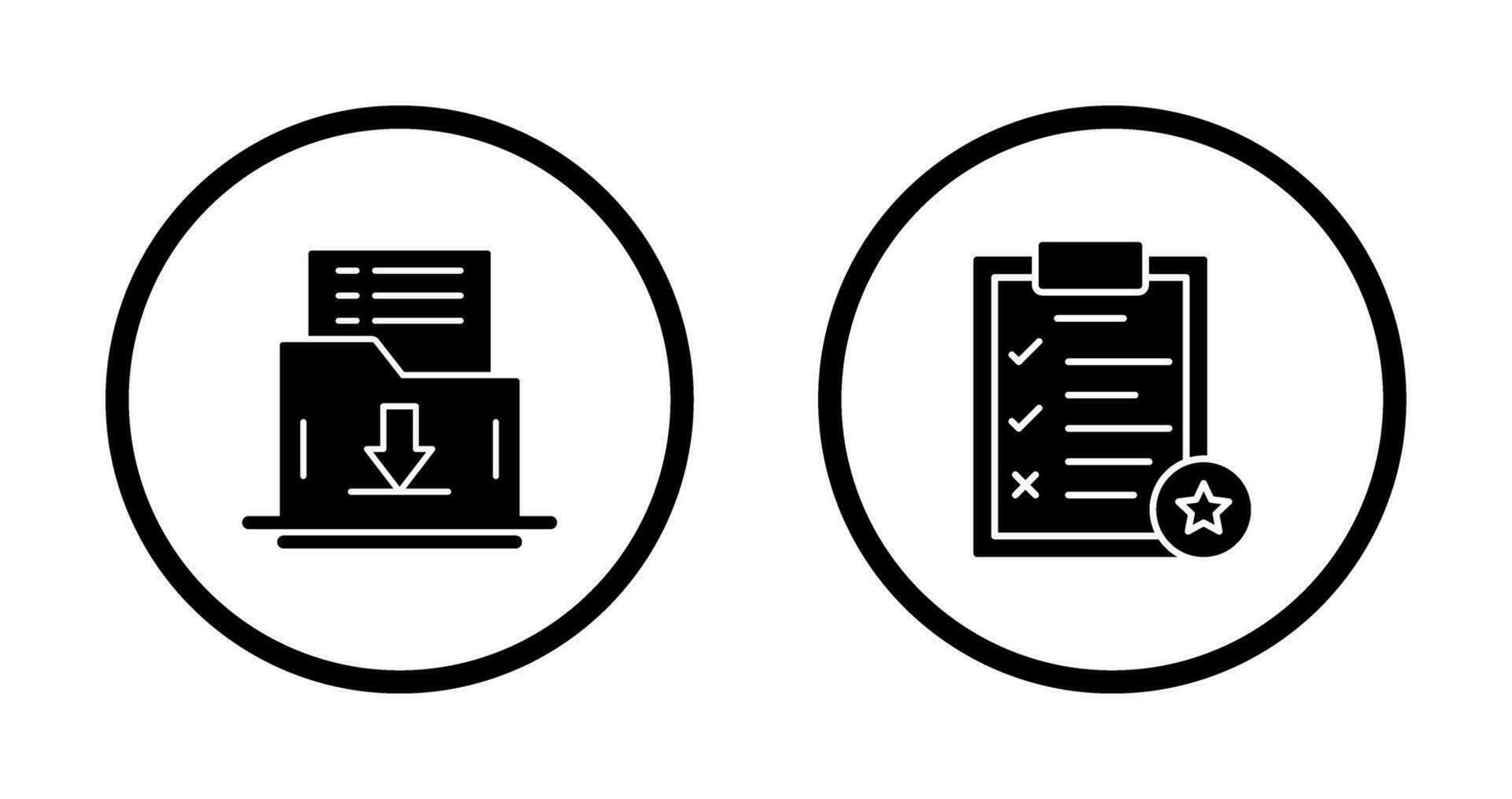 speichern aufführen und Aufgabe aufführen Symbol vektor