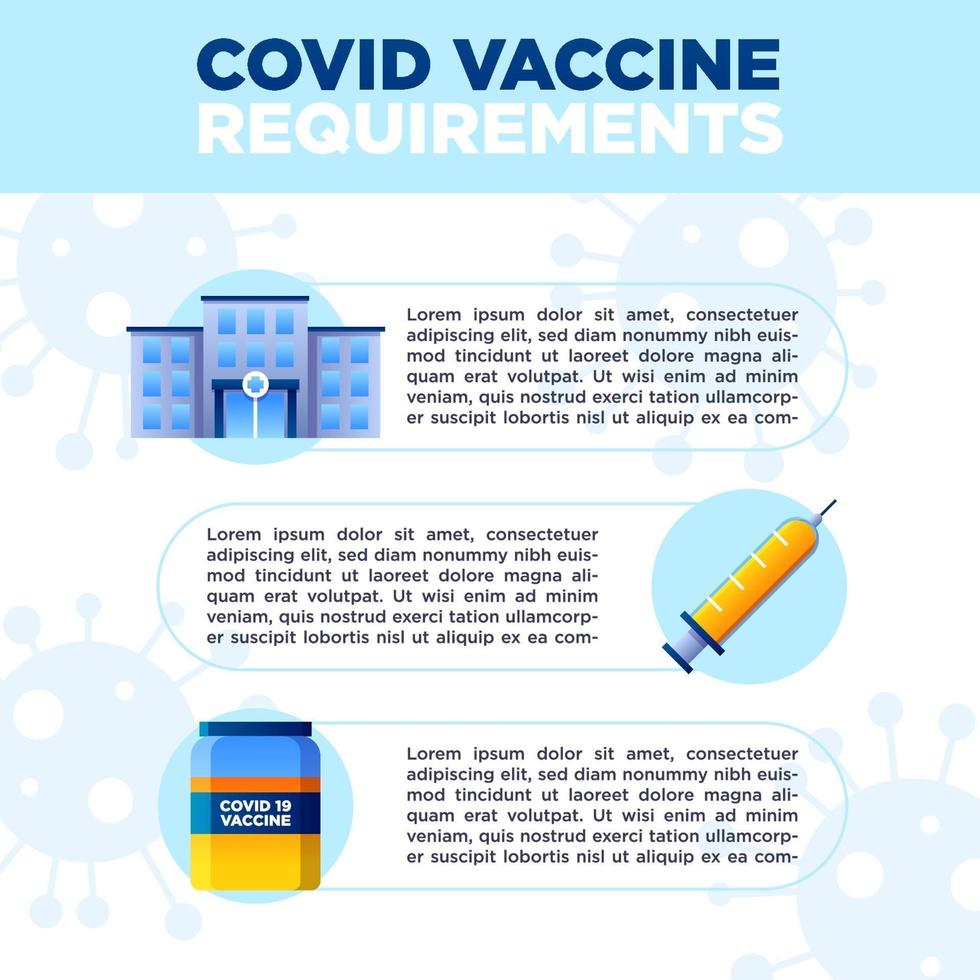 covid vaccin banner vektor