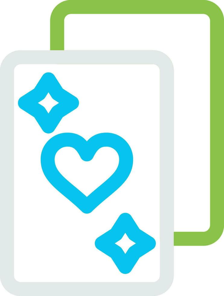 Poker kreatives Icon-Design vektor