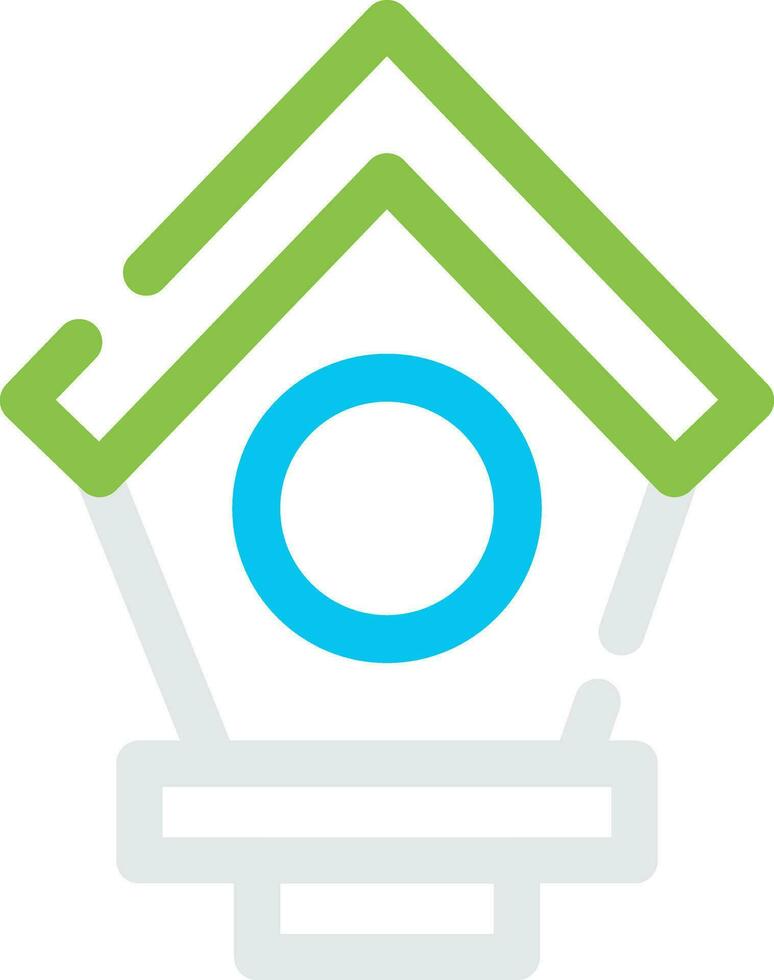 Birdhouse kreatives Icon-Design vektor