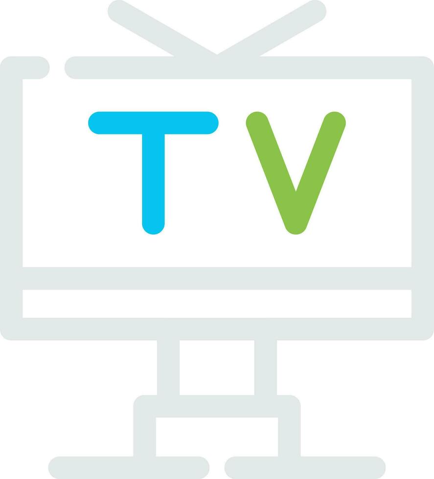 TV-kreatives Icon-Design vektor