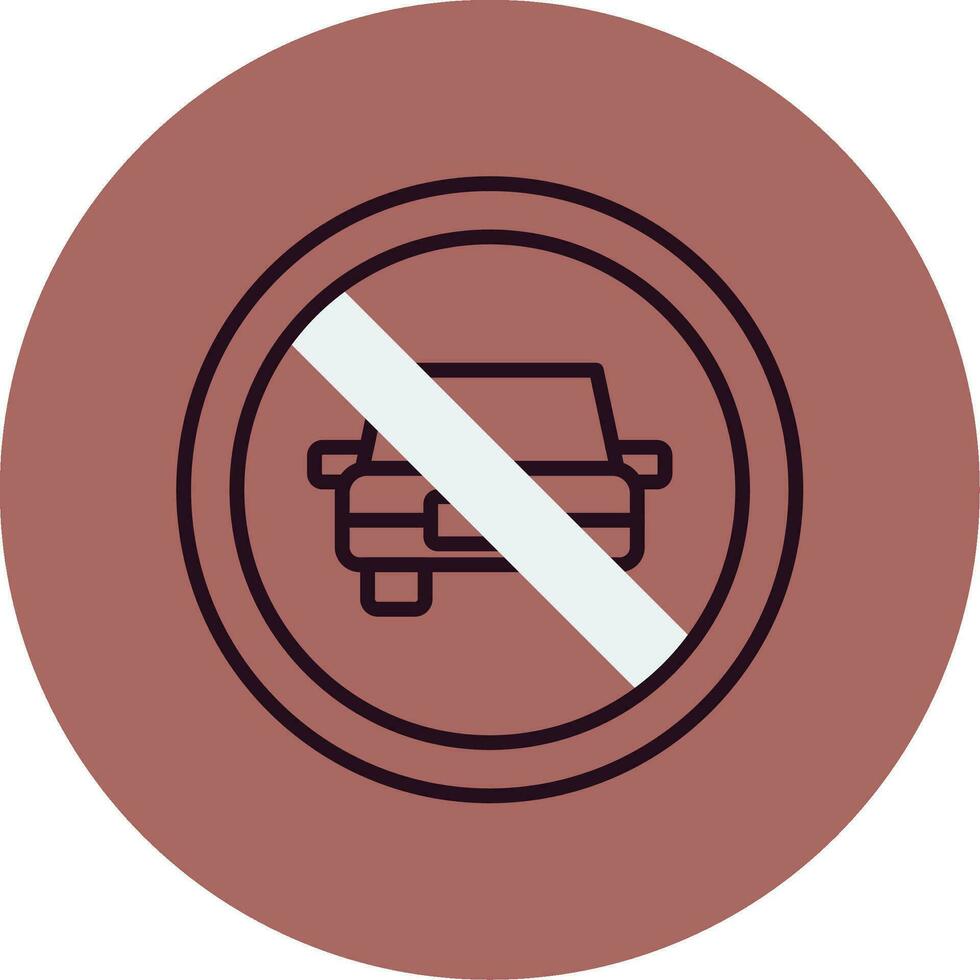 Nein Auto Vektor Symbol