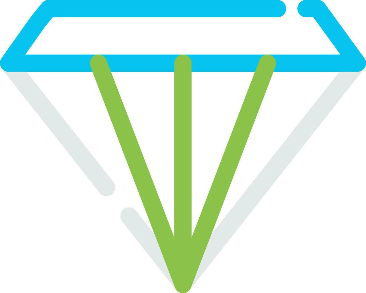 Diamant kreatives Icon-Design vektor