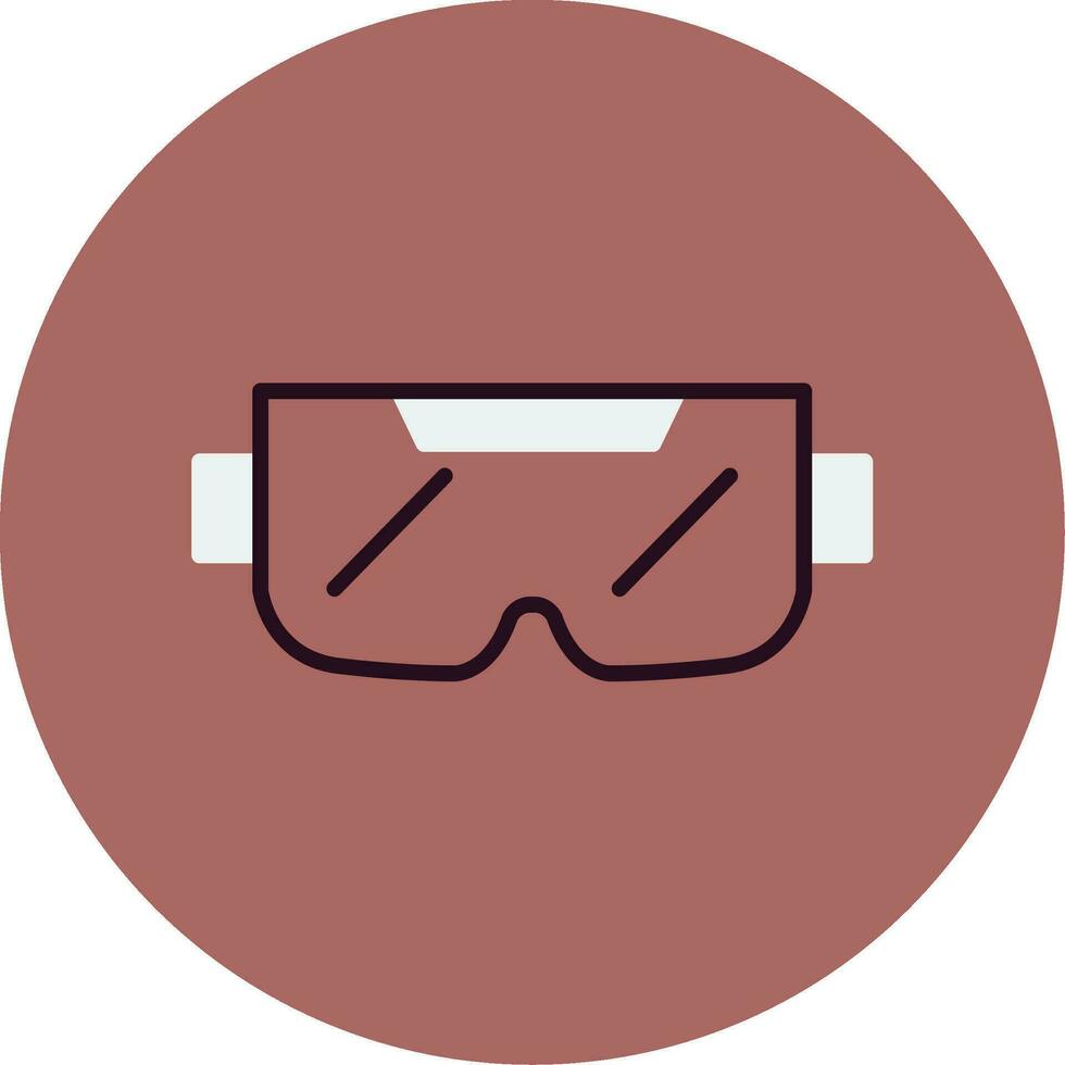 Vektorsymbol für AR-Brille vektor