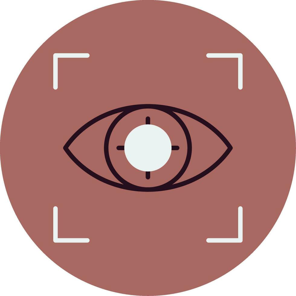 Auge Verfolgung Vektor Symbol