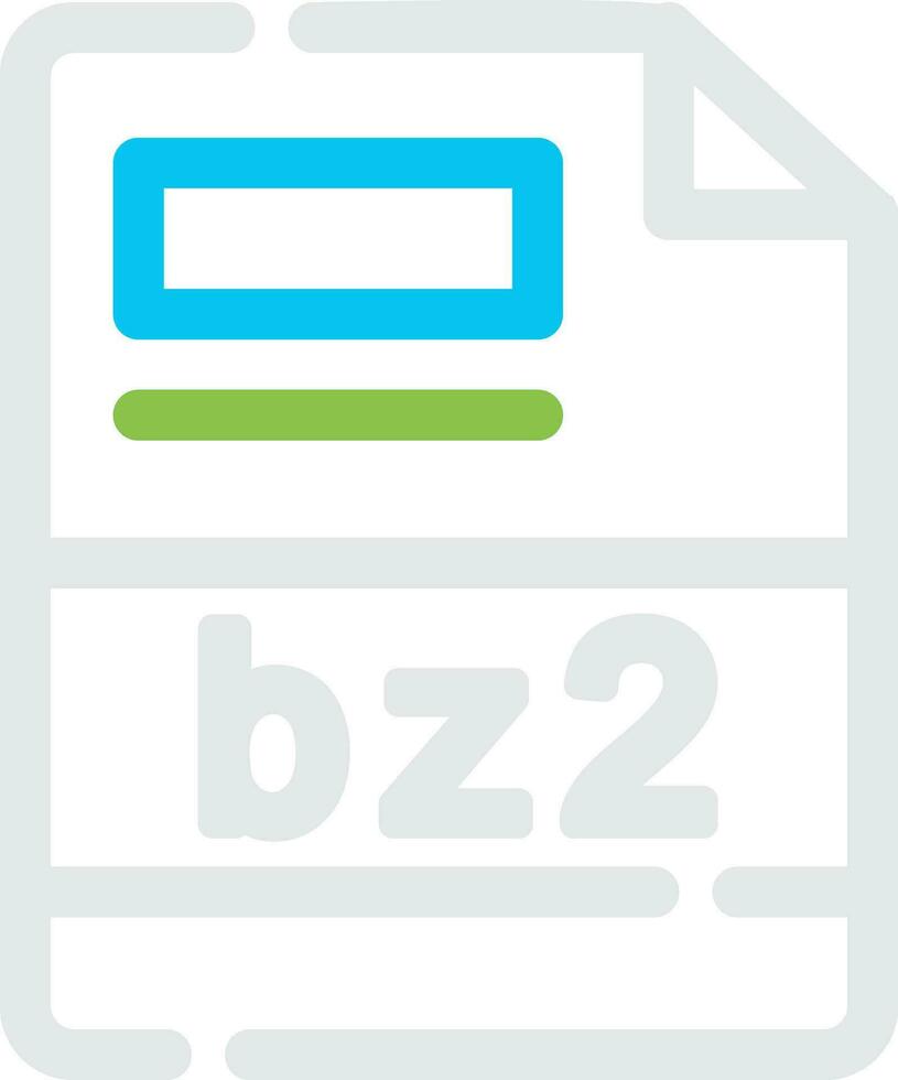 bz2 kreativ Symbol Design vektor