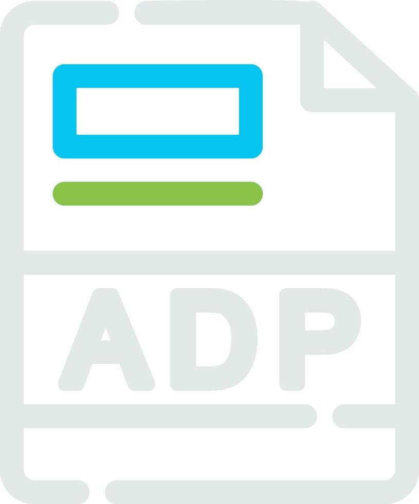 adp kreativ Symbol Design vektor