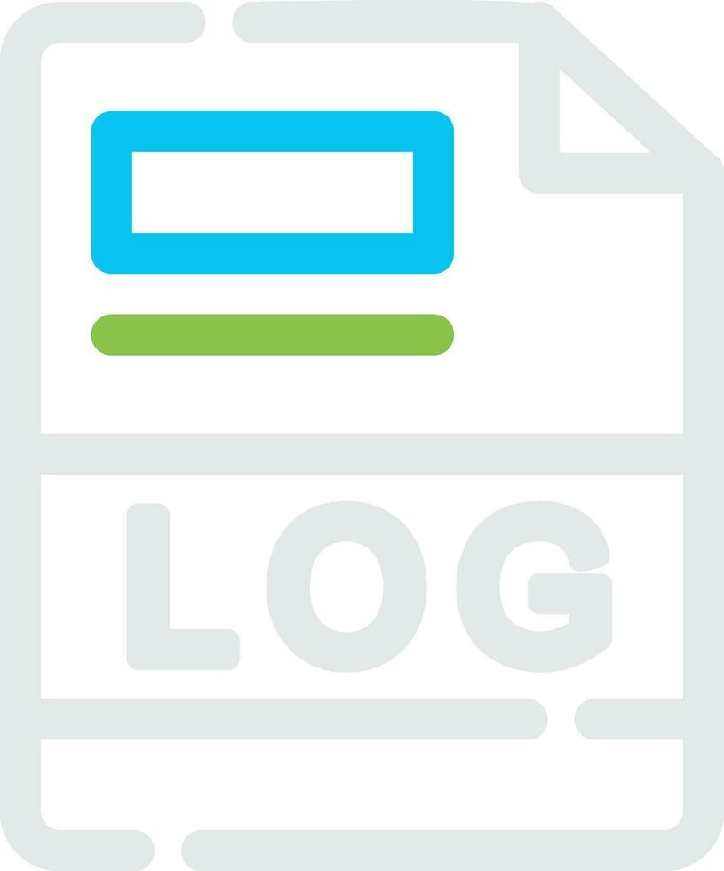 Log kreatives Icon-Design vektor