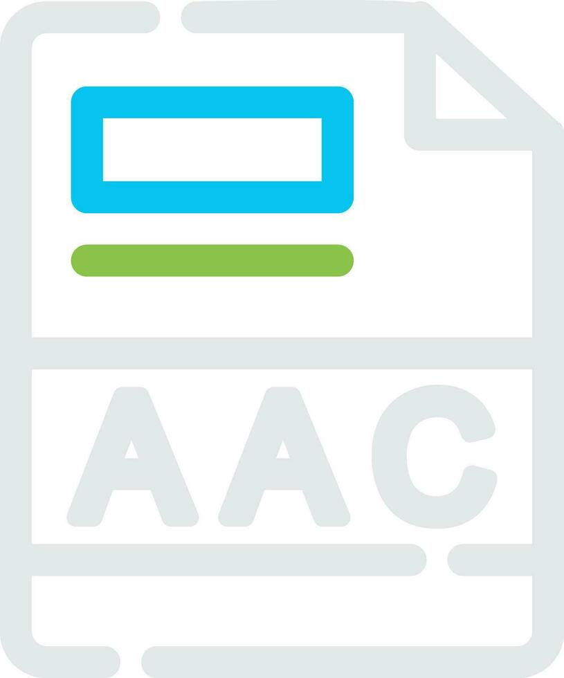 aac kreativ Symbol Design vektor