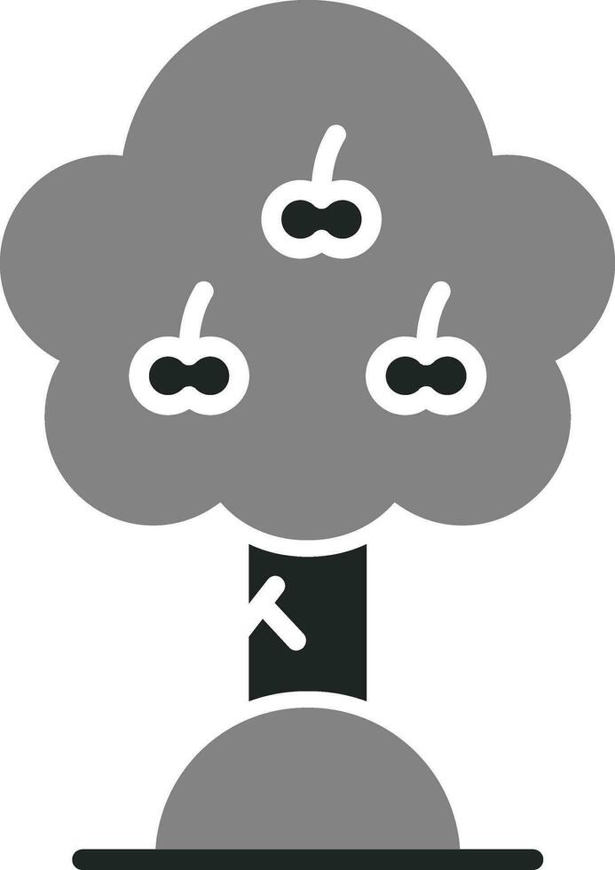 Apfel Baum Vektor Symbol