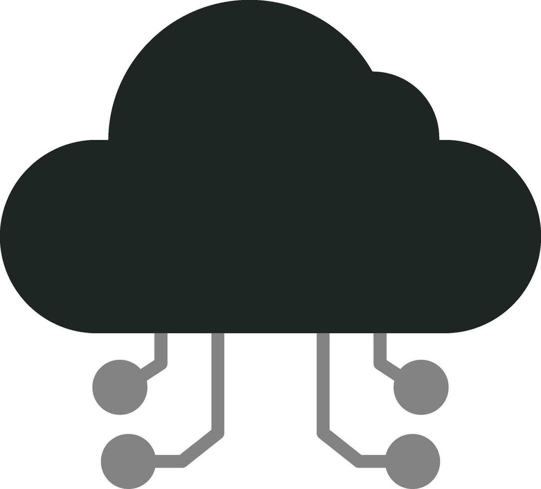 Cloud-Computing-Vektorsymbol vektor