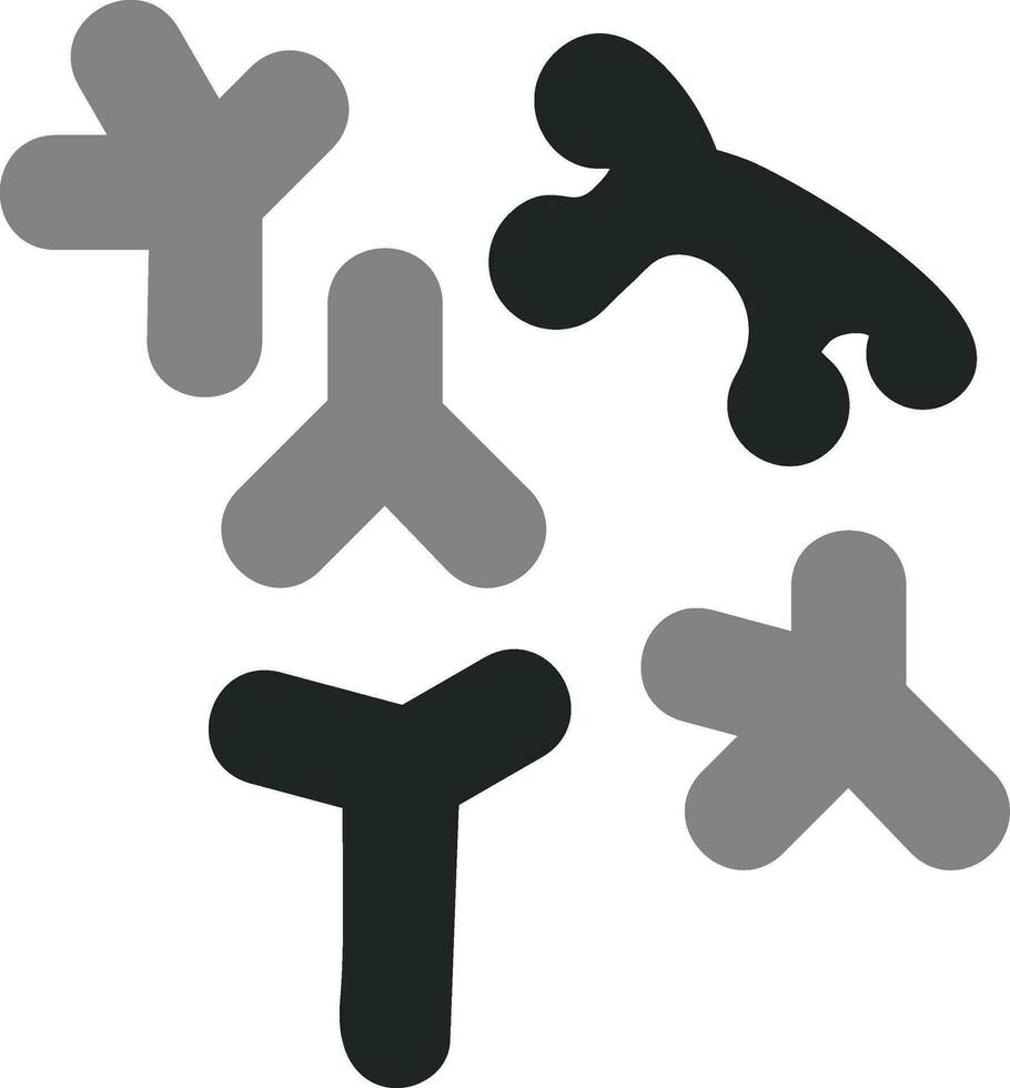 Bifidobakterien Vektor Symbol