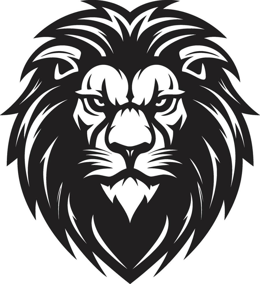 grymhet släpptes loss de eleganta panter i svart lejon emblem jaga i stil de rytande kraft av lejon logotyp vektor
