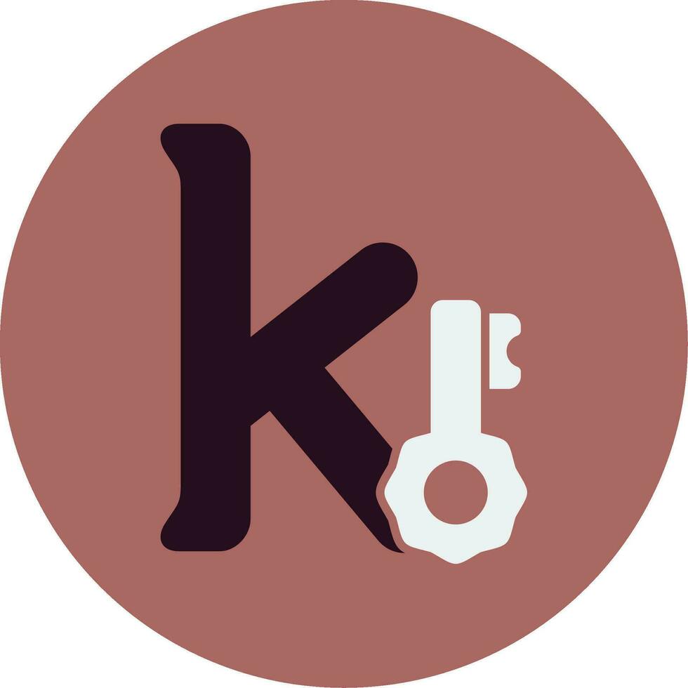 klein k Vektor Symbol