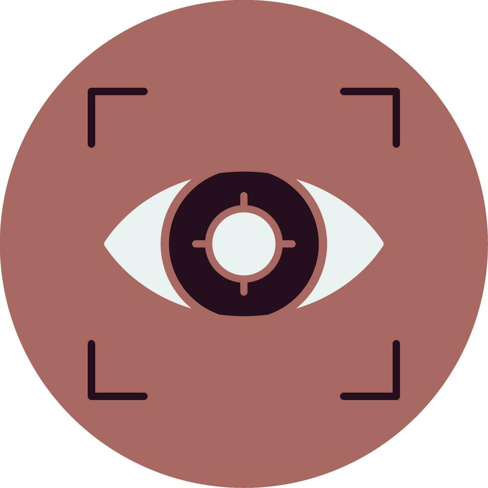 Auge Verfolgung Vektor Symbol