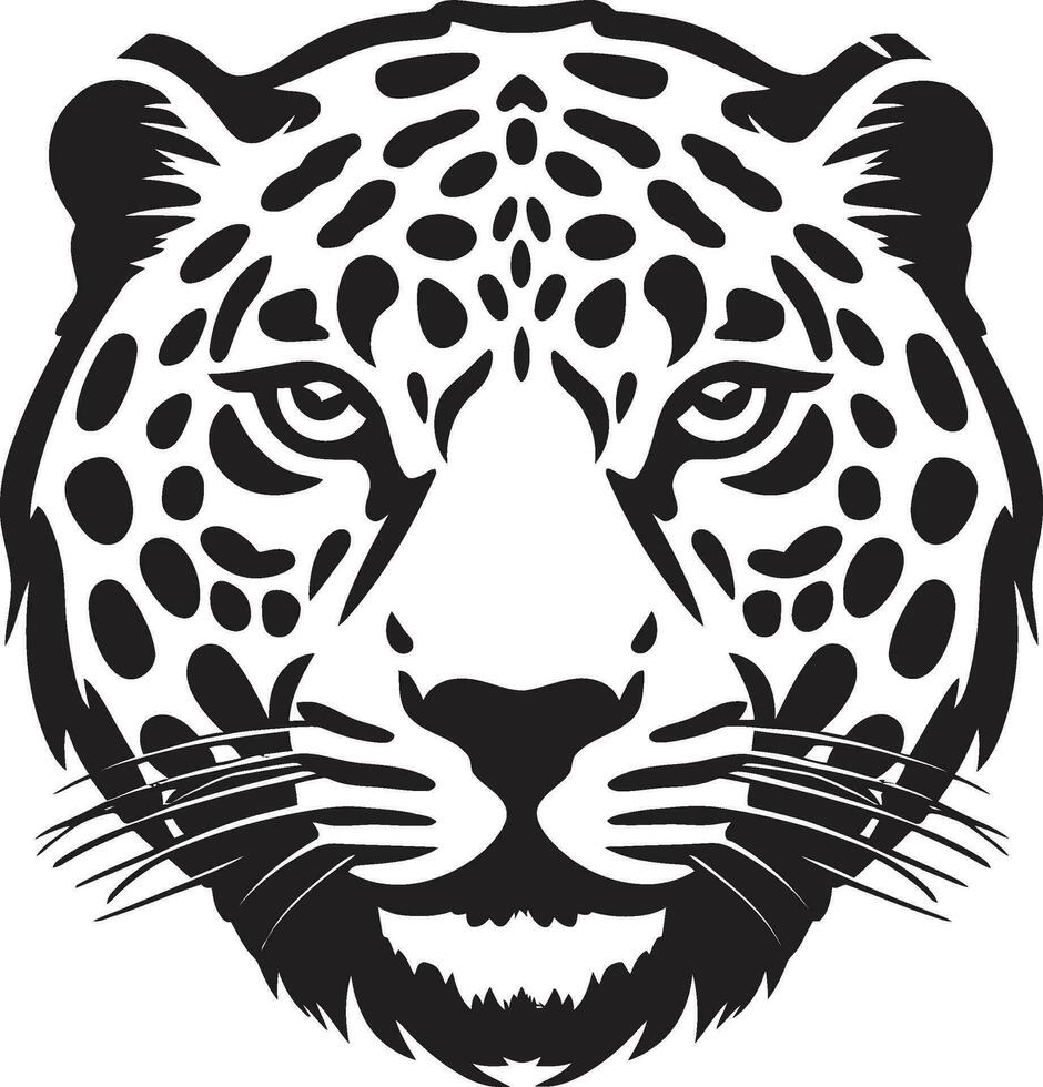 jakt för förträfflighet svart leopard logotyp design de prowling panter vektor svart leopard ikon