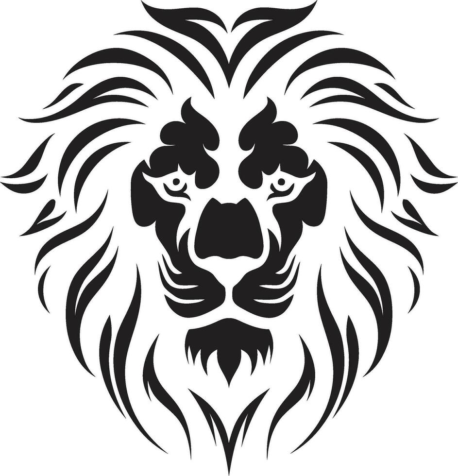 elegans i rörelse lejon ikon design stolt och kraftfull svart vektor lejon logotyp