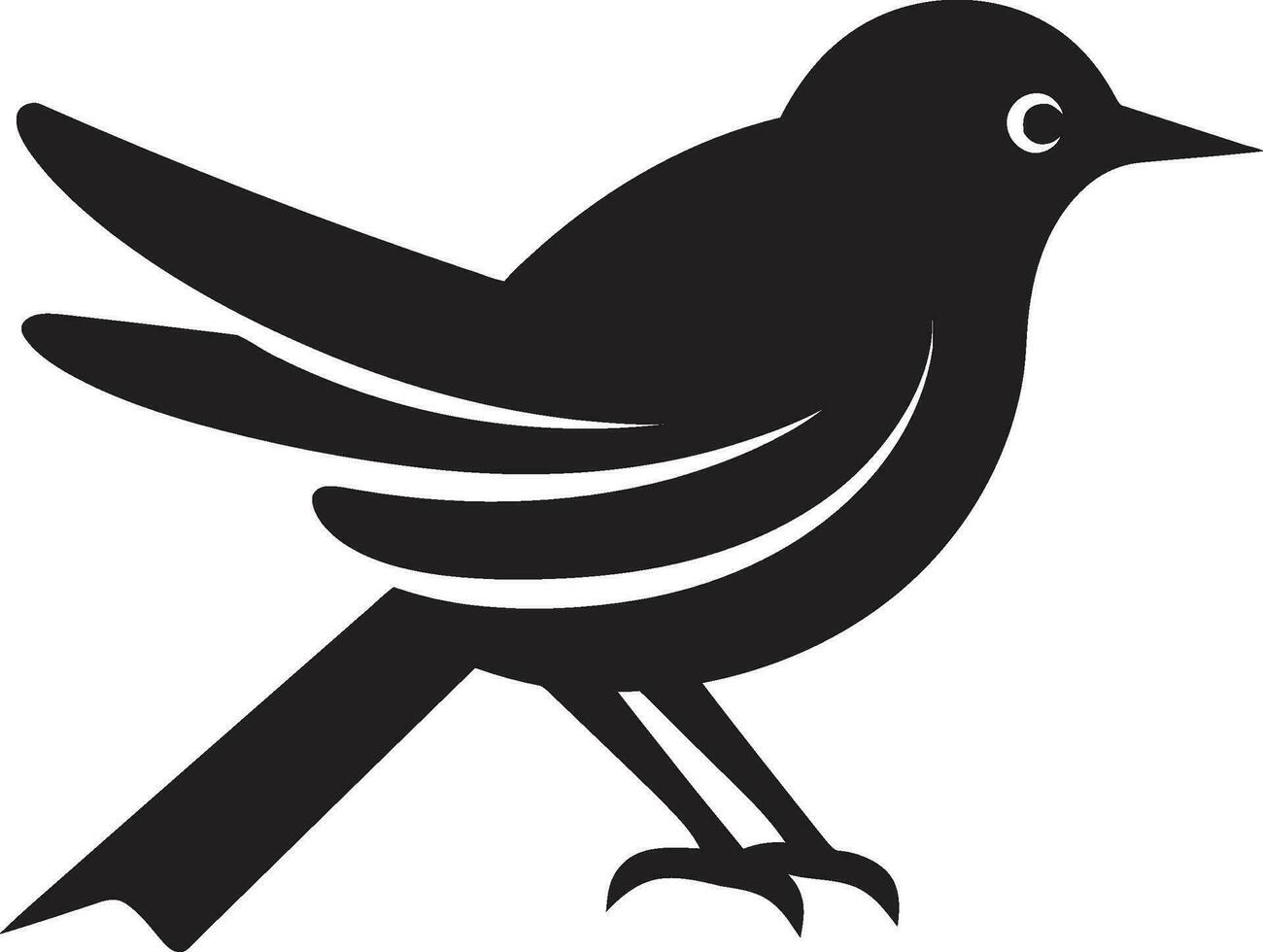 stilisiert Kolibri Design Raubvogel Insignien vektor