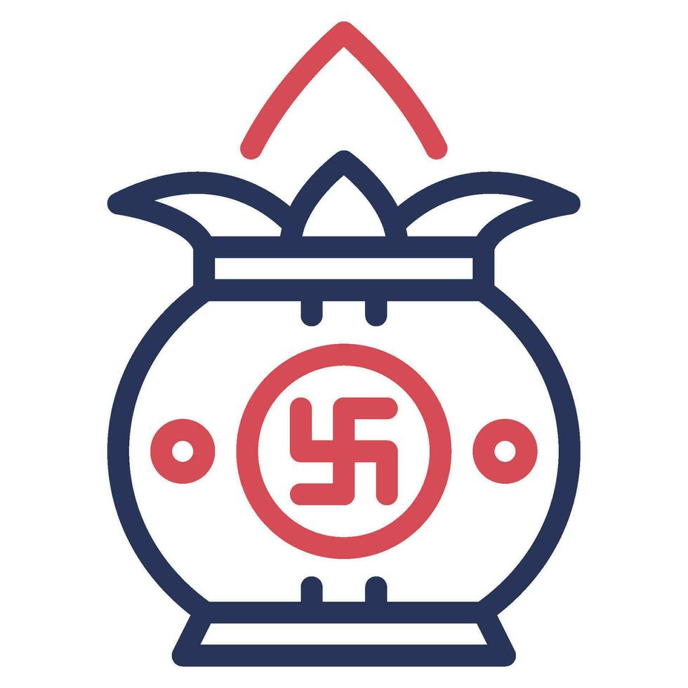 Puja Symbol Illustration zum Netz, Anwendung, Infografik, usw vektor