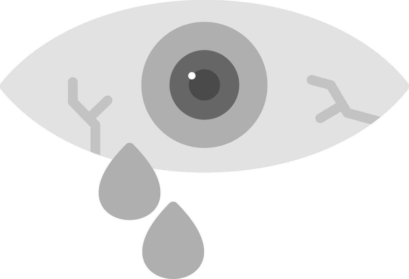 wässrig Auge Vektor Symbol