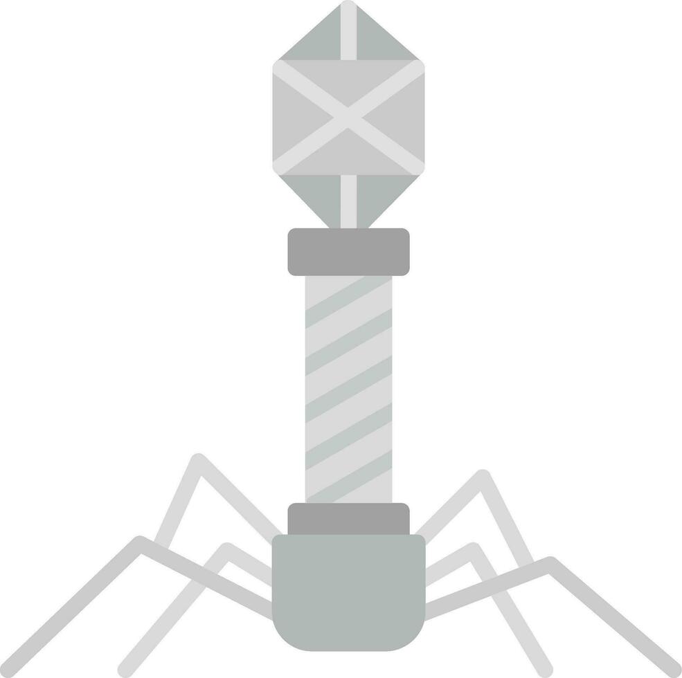 bakteriofag vektor ikon
