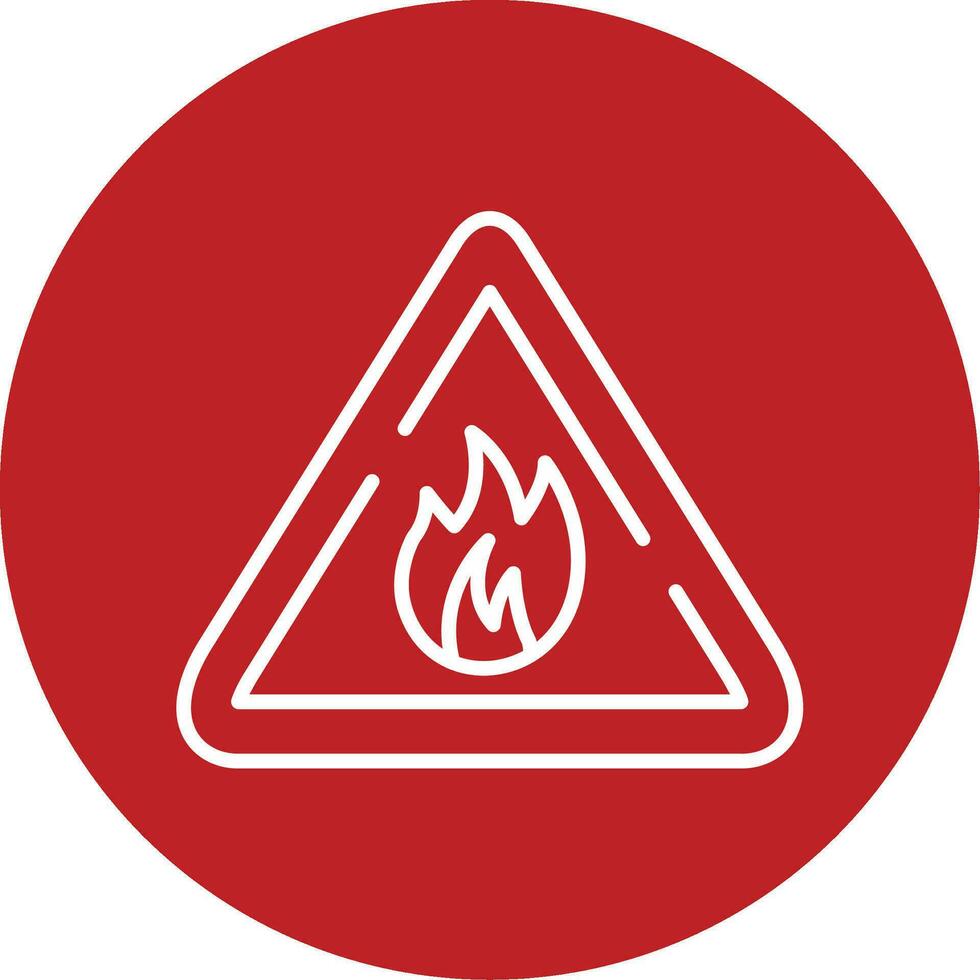 Symbol für Flammenvektor vektor