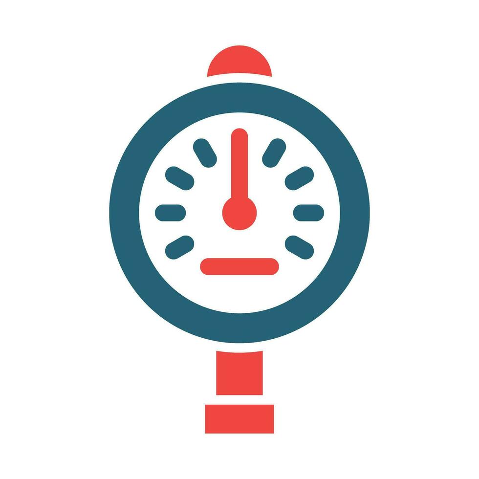 Druck Meter Vektor Glyphe zwei Farbe Symbol zum persönlich und kommerziell verwenden.